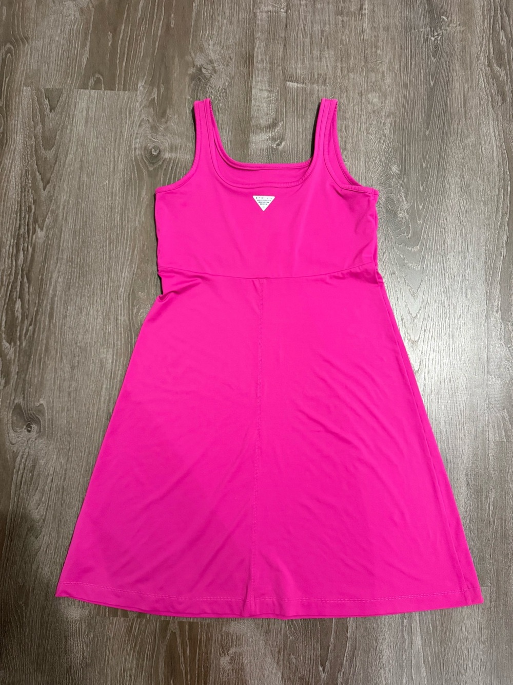 Columbia Bright Hot Pink Scoop Neck Midi Dress - Picture 2 of 6